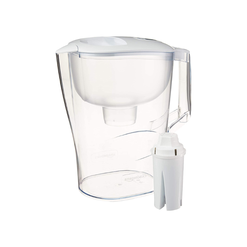 Amazon Basics Water Filter Pitcher - Compatible with Brita