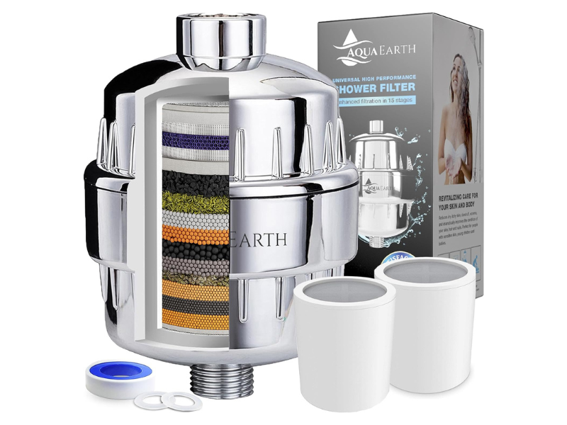 AquaEarth Shower Water Filter